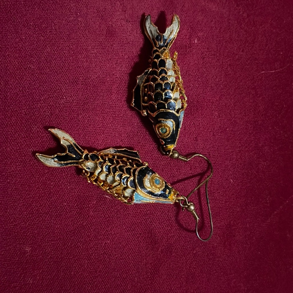 Fish earrings